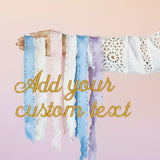 Monogrammed Ribbon - Custom Text